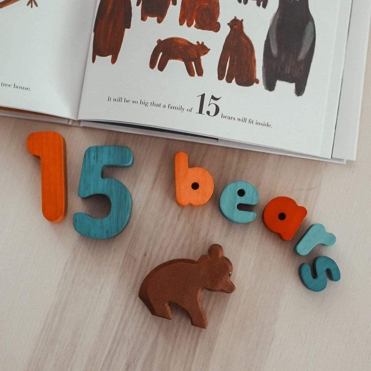 The Curated Parcel - Wooden Alphabet Puzzle 