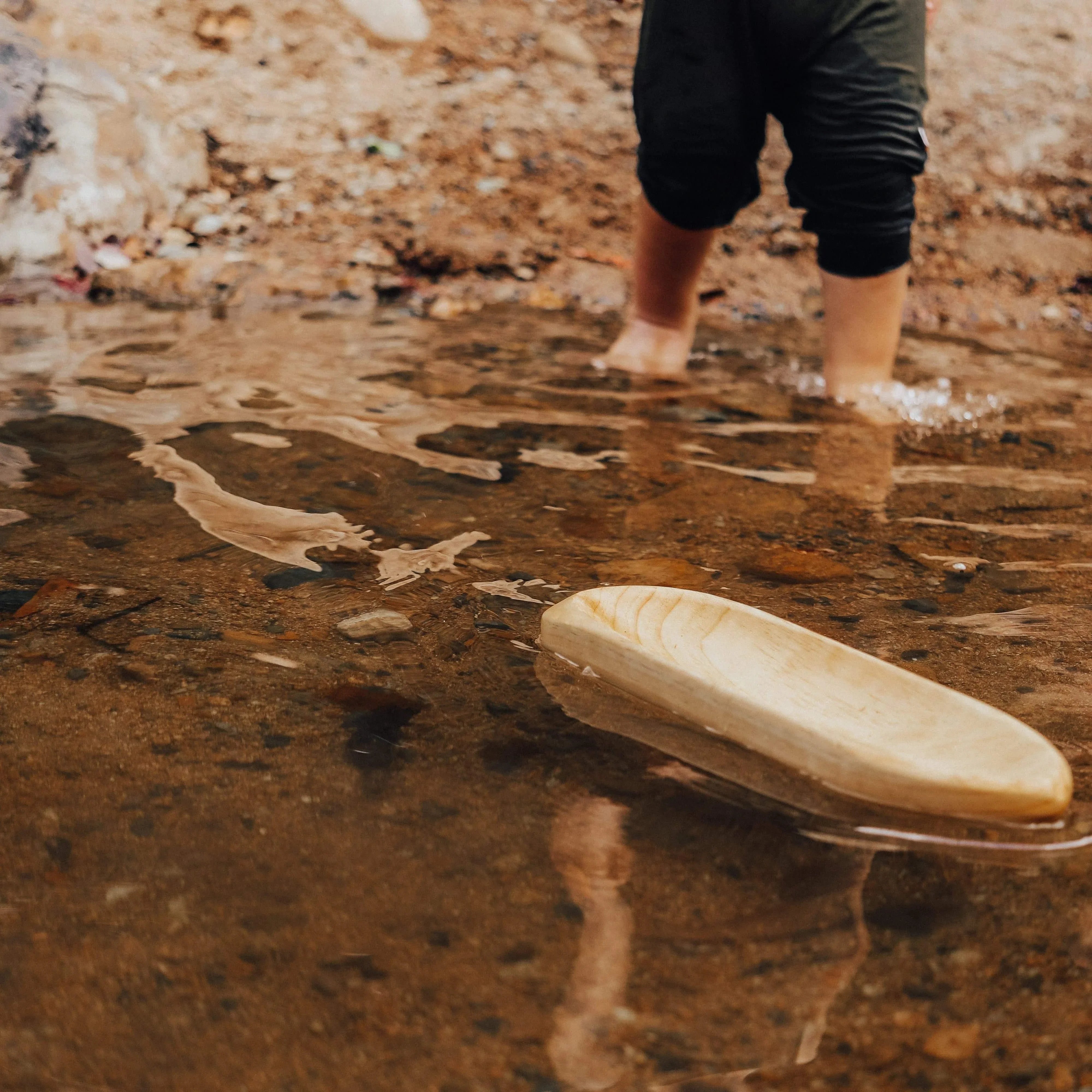 The Curated Parcel - Wooden Ancient Canoe 