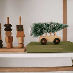 The Curated Parcel - Wooden English Taxi 