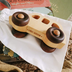The Curated Parcel - Wooden English Taxi 