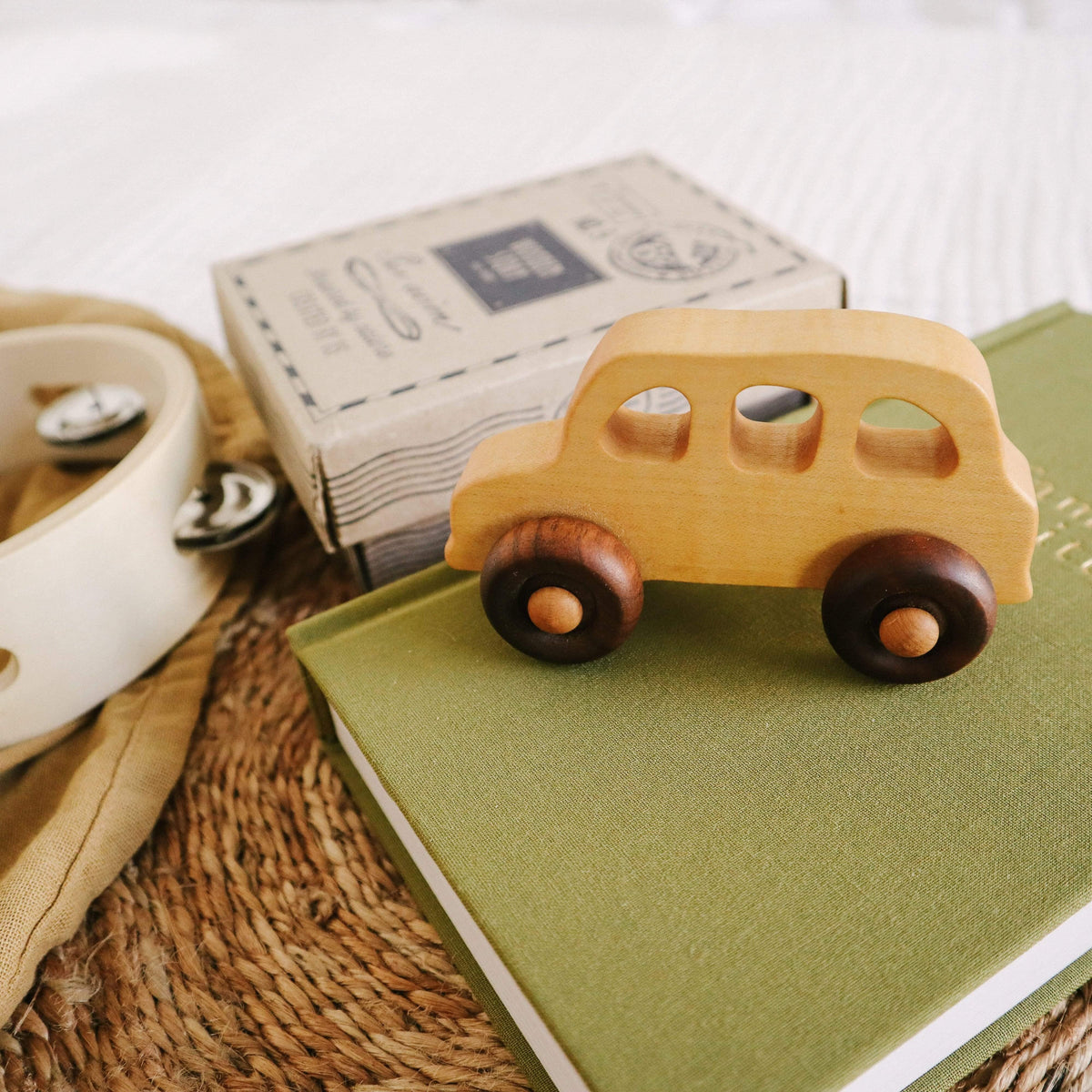 The Curated Parcel - Wooden English Taxi 