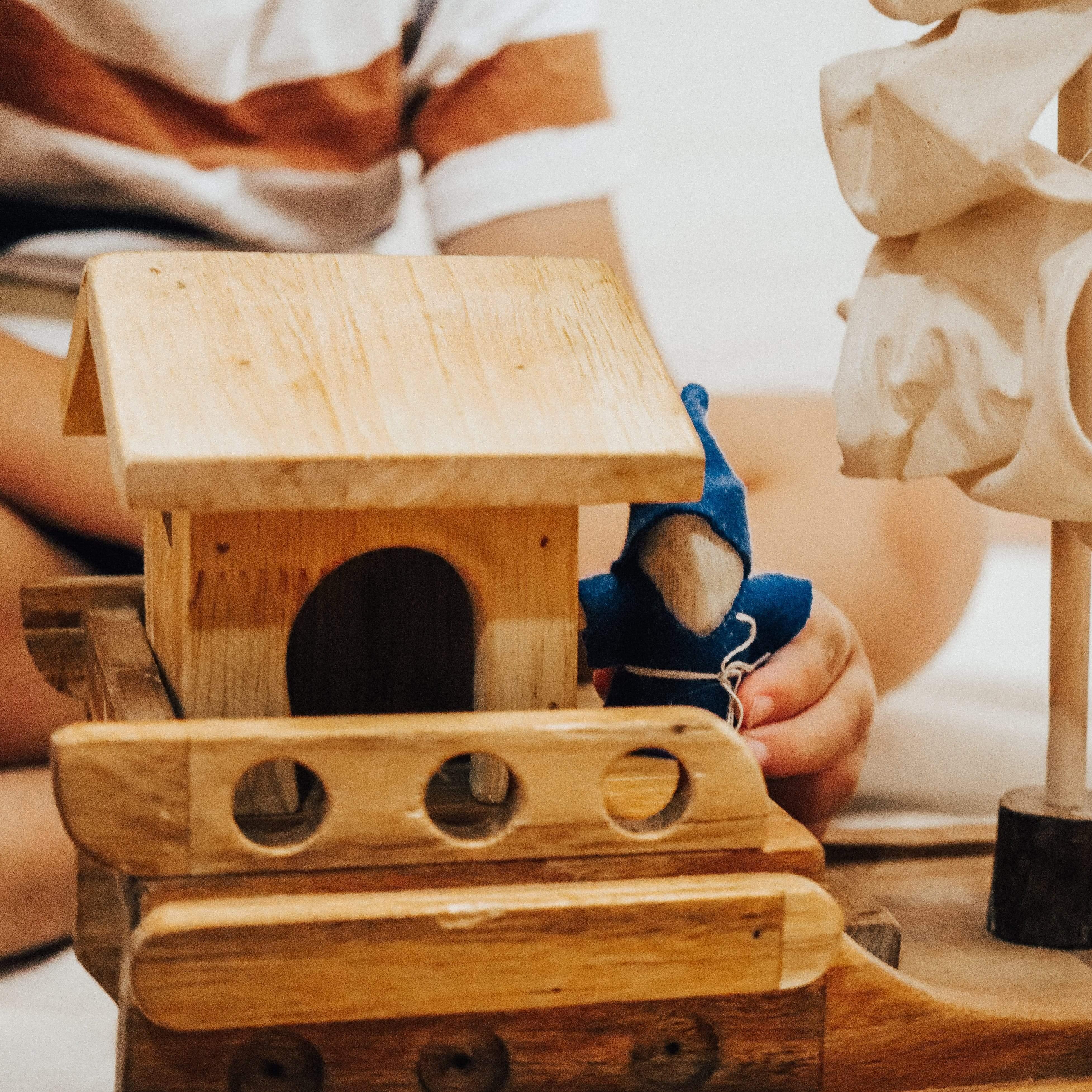 The Curated Parcel - Wooden Pirate Ship 