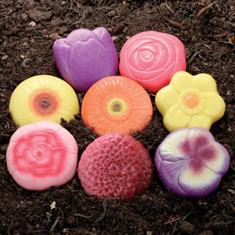 The Curated Parcel - Yellow Door // Sensory Play Stones - Flower  ** Pre-Order Late March / Early April Delivery ** 
