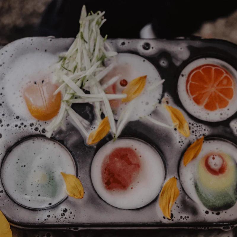 The Curated Parcel - Yellow Door // Sensory Play Stones - Fruits  ** Pre-Order Late March / Early April Delivery ** 