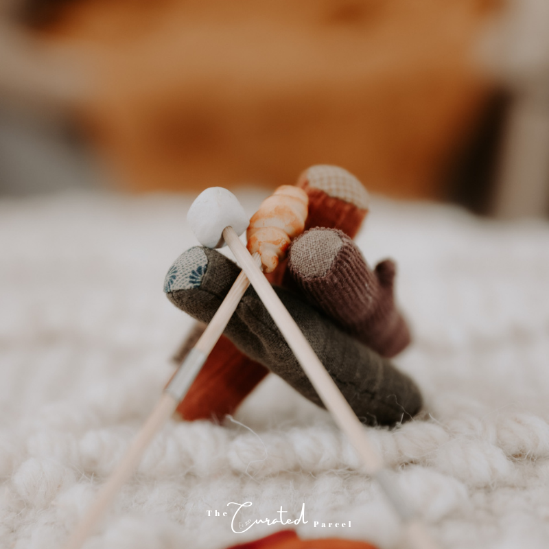 Maileg //  Bonfire Set for Hiker Mouse