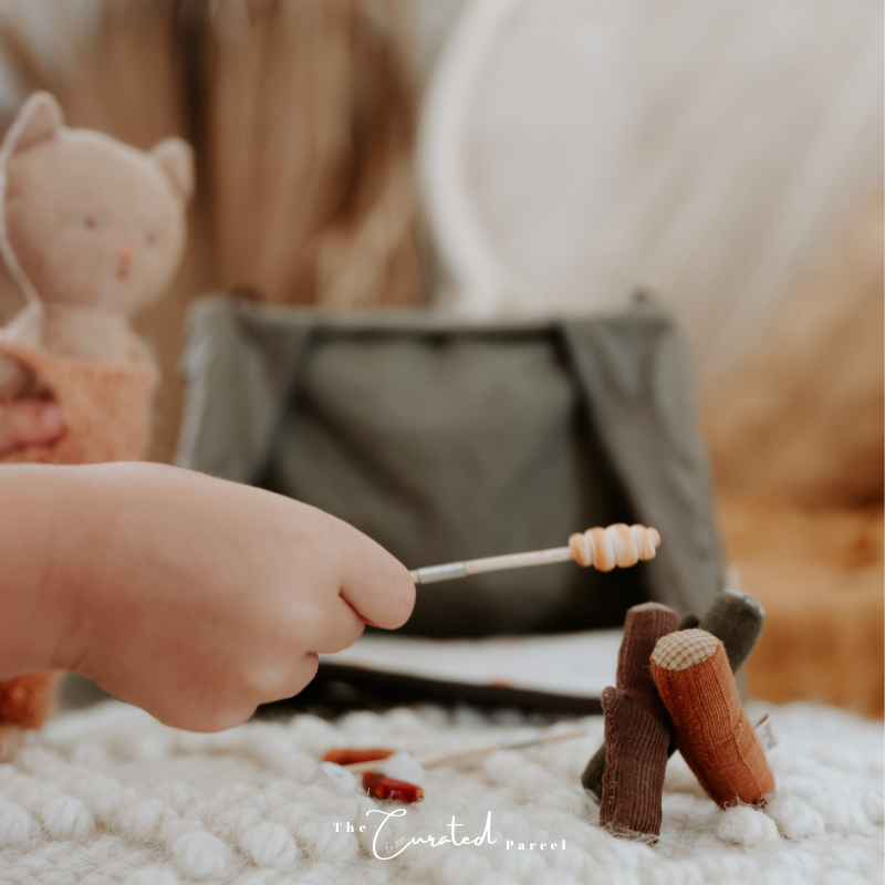 Maileg //  Bonfire Set for Hiker Mouse